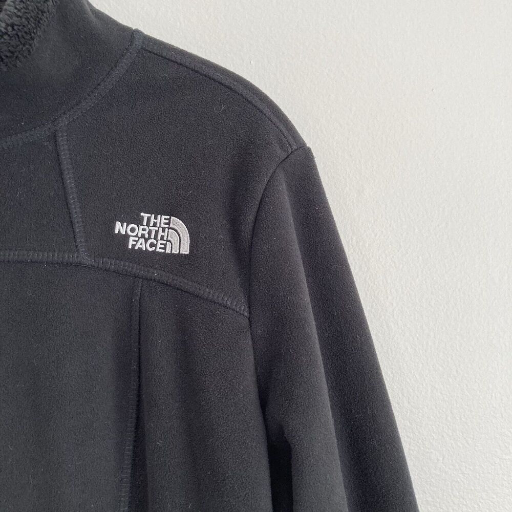 THE NORTH FACE Jacket Womens Medium Black Full Zip Fleece Lined Warm Winter - Picture 3 of 8